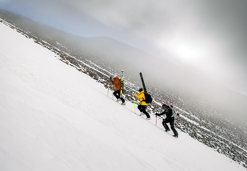 Climbing to Altai Mountains